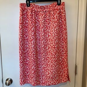 NWT J.Crew Floral Skirt